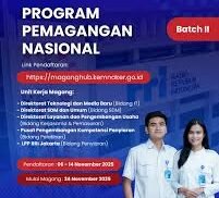 Kemnaker Resmi Membuka Program Pemagangan Nasional Batch II Tahun 2025