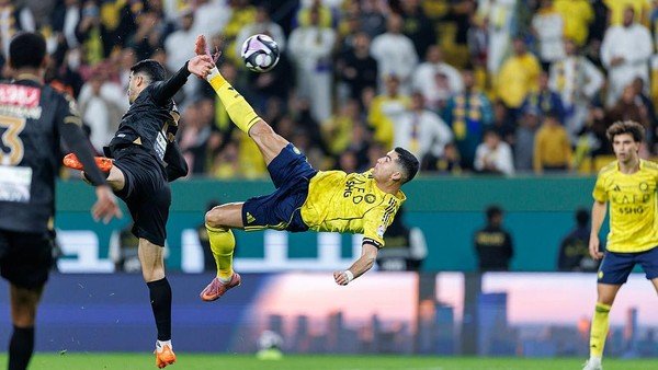 Ronaldo Cetak Gol Salto Spektakuler, Al-Nassr Kunci Kemenangan