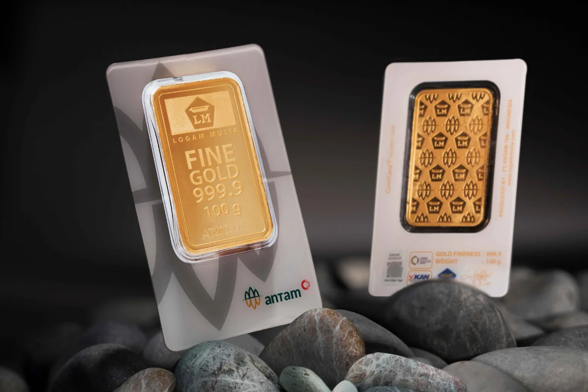 Emas Antam Logam Mulia Turun Rp 13.000 Hari Ini