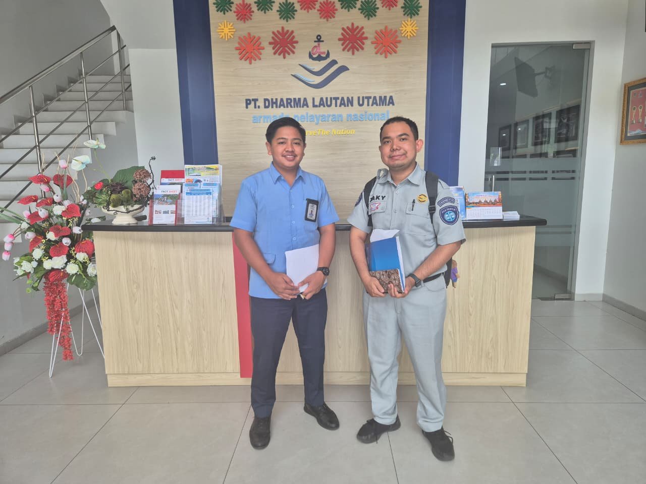 Sinergi Keselamatan Transportasi Laut, Jasa Raharja NTB Lakukan Kunjungan CRM ke PT. Dharma Lautan Utama