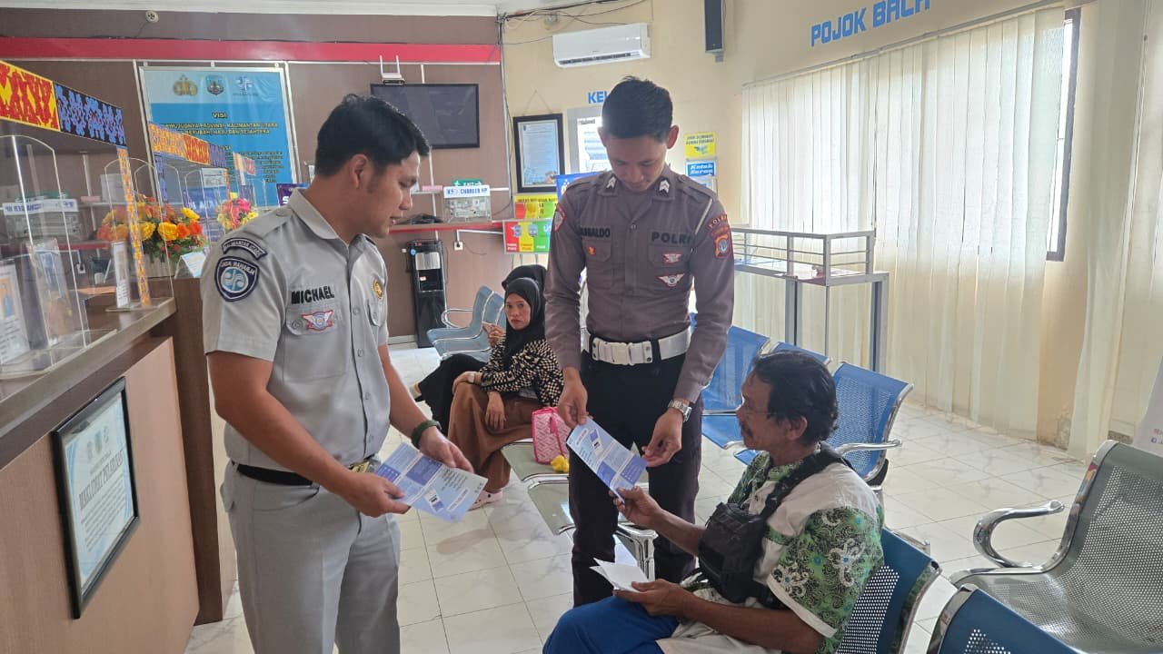 Jasa Raharja Kenalkan Kemudahan Bayar Pajak via SIGNAL di Samsat Tanjung Selor