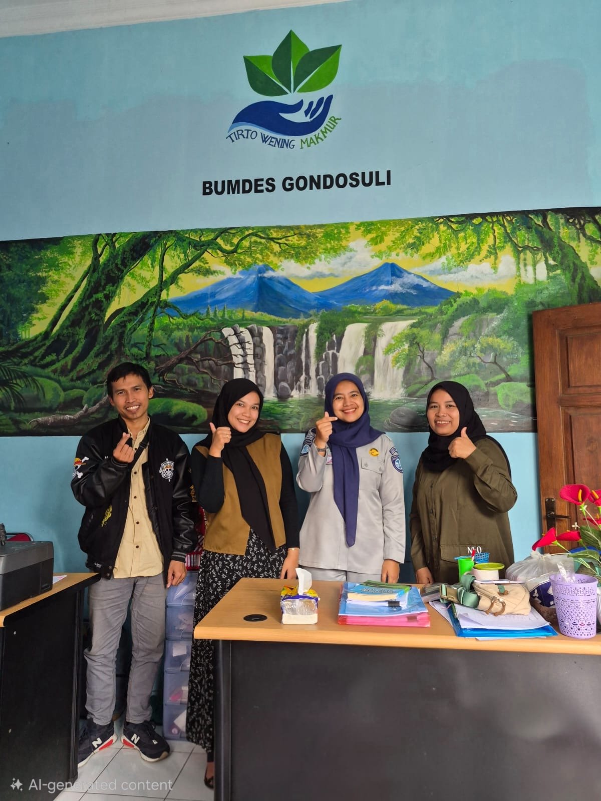 Jasa Raharja Cabang Magelang Lakukan Monitoring Samsat Budiman di BUMDes Tirto Wening Makmur Temanggung