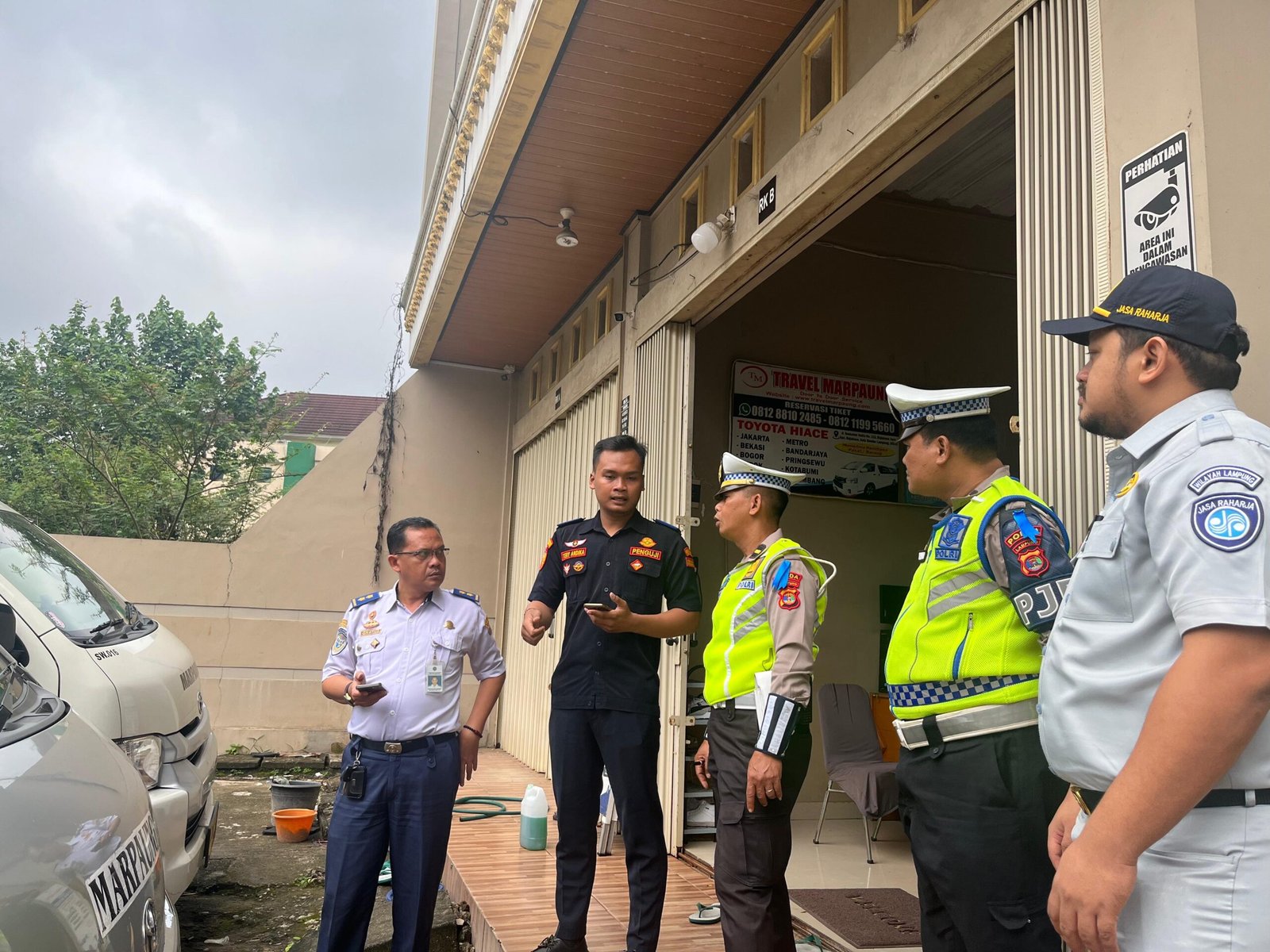 Rampcheck Angkutan Umum di PO Marpaung Rajabasa, Pastikan Kelayakan Jalan dalam Operasi Keselamatan Krakatau 2026