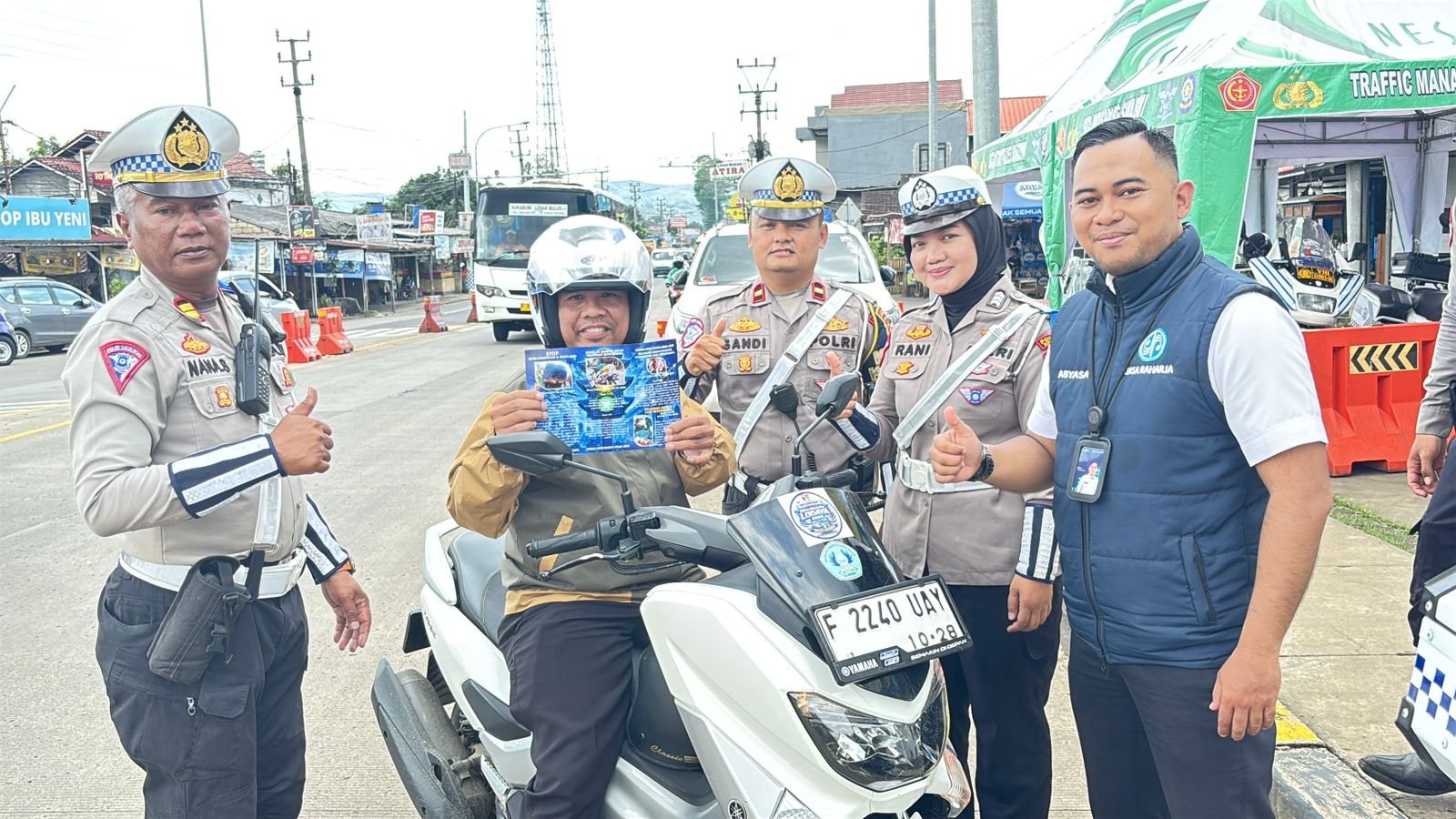 Sosialisasi Pelaksanaan Operasi Keselamatan Lodaya 2026 di Titik Rawan Kecelakaan Lalu Lintas