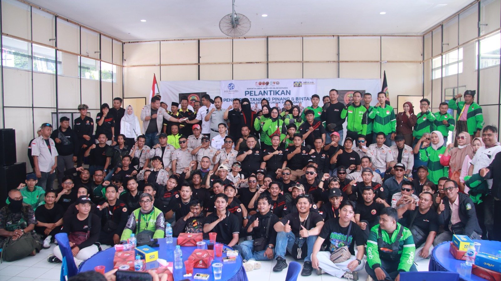 Dukung Keselamatan Berlalu Lintas, Jasa Raharja Tanjungpinang Bersilaturahmi Dengan Komunitas Andalan Driver Online (Komando)