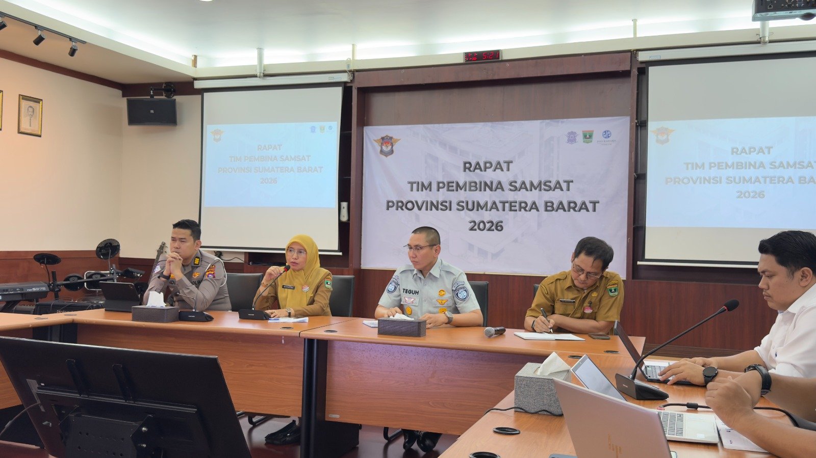 Jasa Raharja Sumatera Barat Gelar Rapat Tim Pembina Samsat, Bahas Peningkatan Pelayanan Kesamsatan