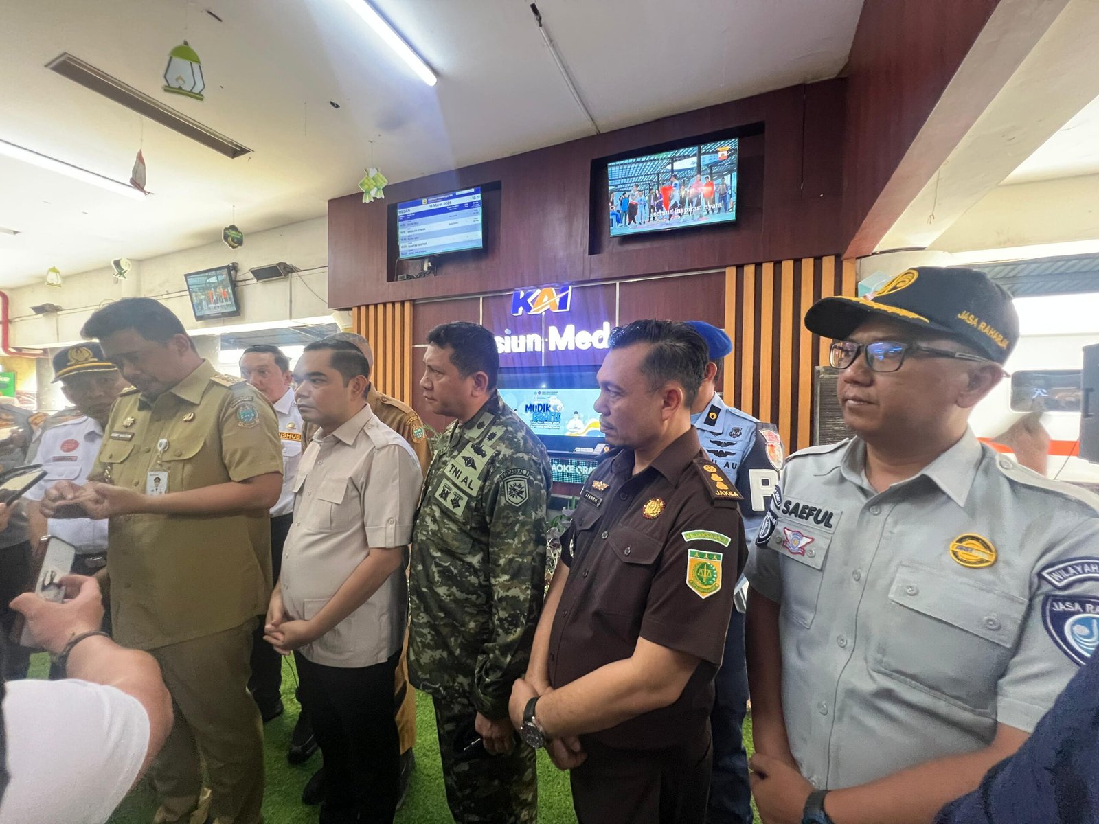 Jasa Raharja Wilayah Sumatera Utara Hadiri Pemberangkatan Program Mudik Gratis Idulfitri 2026 Provinsi Sumatera Utara