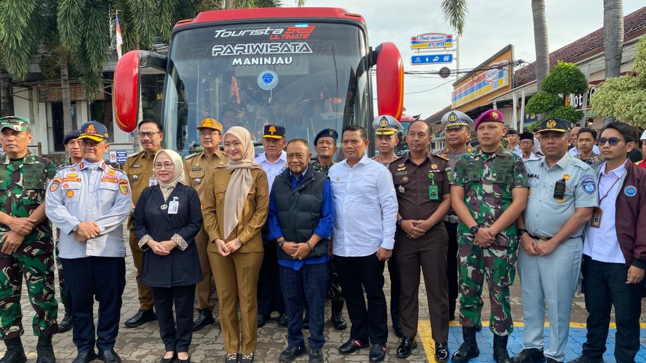 Dukung Kelancaran Arus Mudik, Jasa Raharja Wilayah Lampung Hadiri Pelepasan Mudik Gratis di Tanjung Karang