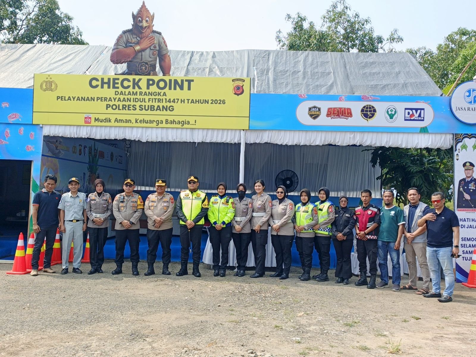 Sinergi Jasa Raharja Purwakarta & Polres Subang Pos Check Point Hadir di Sukasari dan Patokbeusi