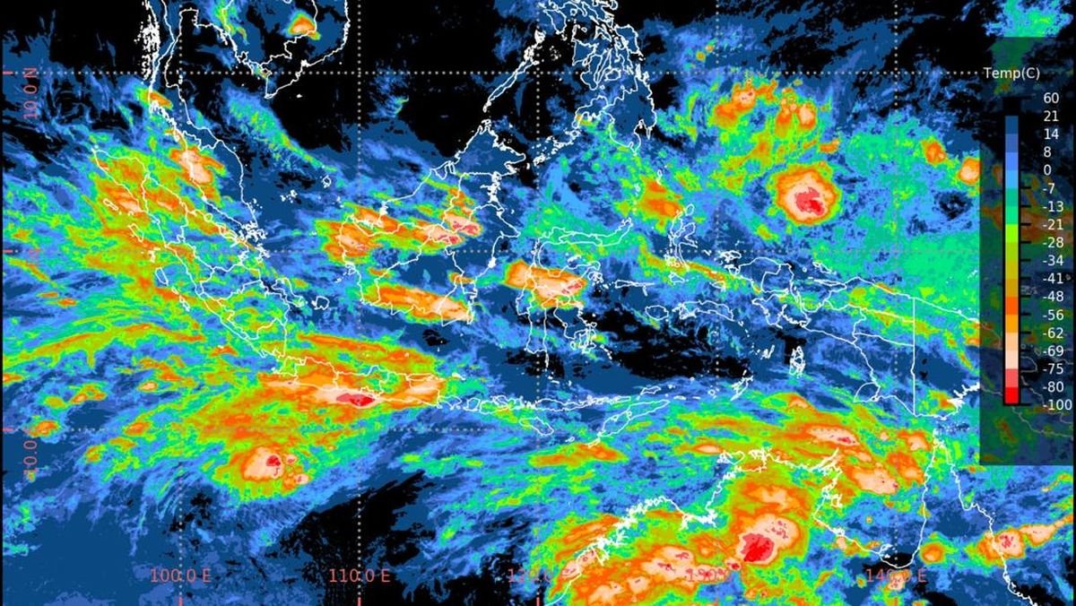 Bibit Siklon Tropis 90S Picu Potensi Hujan Lebat di Jateng