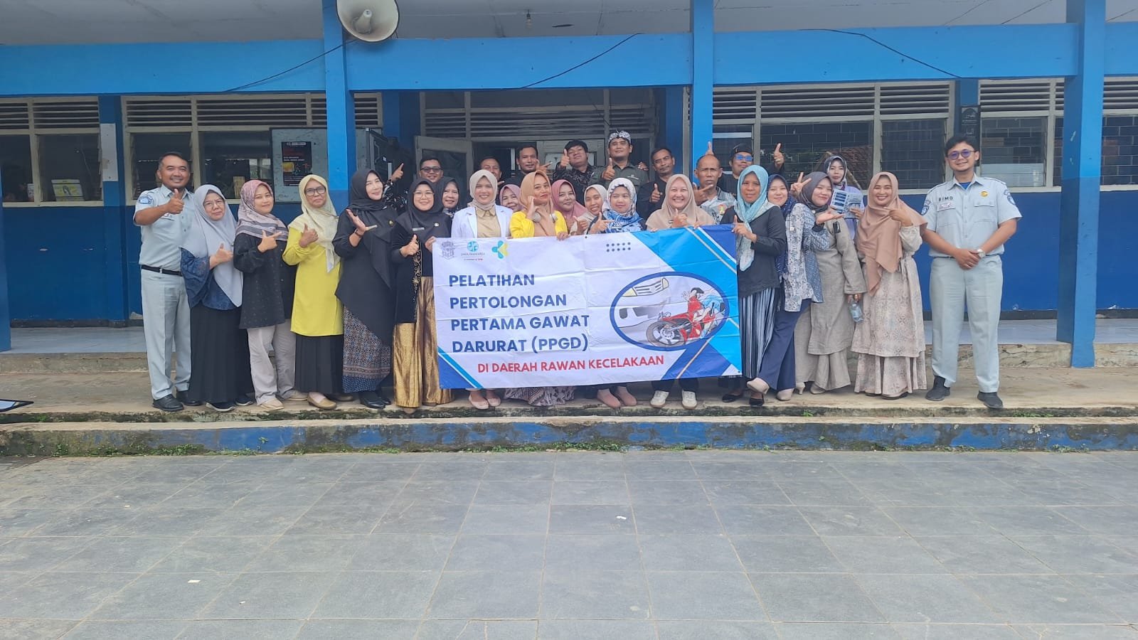 Jasa Raharja Cabang Purwakarta Gelar Program Pengajar Peduli Keselamatan Lalu Lintas Dan Pelatihan Pertolongan Pertama Bagi Korban Kecelakaan Di SMPN 1 Cibogo