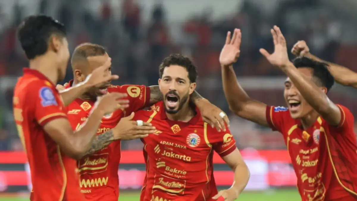 Persija Hajar Persis Empat Gol Tanpa Balas, Raih Kemenangan Telak