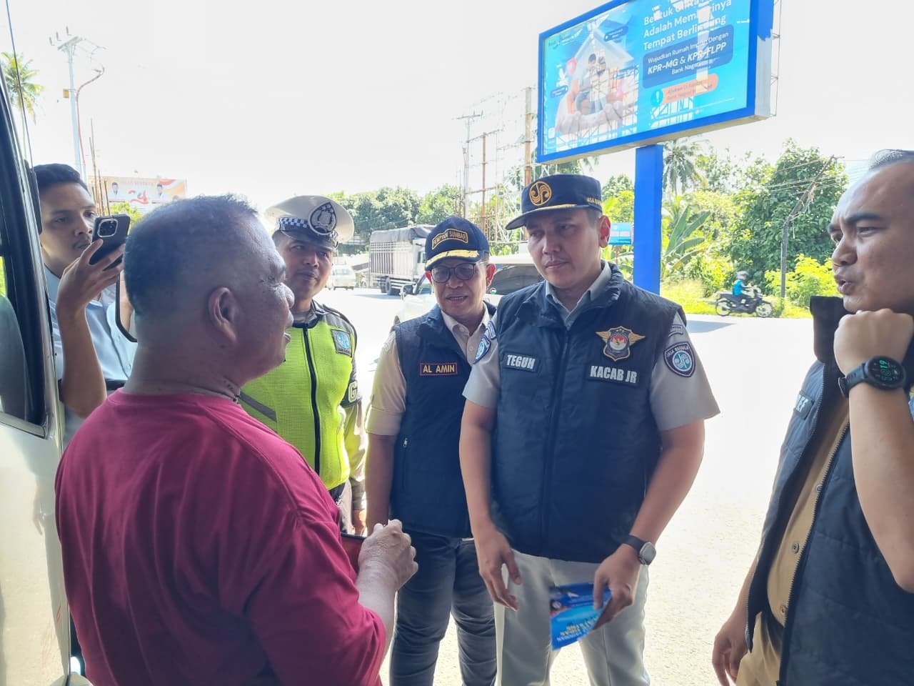 Jasa Raharja Sumbar Bersama Tim Pembina Samsat Gelar Operasi Gabungan di Kawasan Fly Over BIM