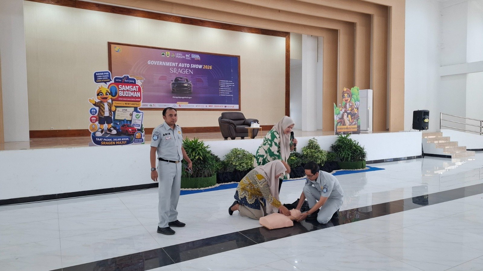 Tekan Fatalitas Kecelakaan, Jasa Raharja Gelar Pelatihan PPGD di GAS Government Auto Show 2026 Sragen