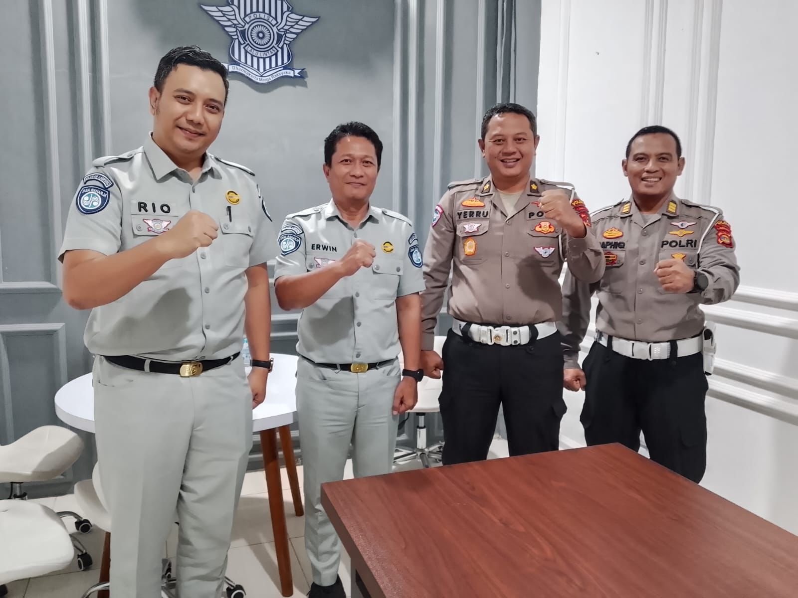 Koordinasi Bersama Ditlantas Polda Lampung, Perkuat Upaya Penurunan Fatalitas Korban Kecelakaan Lalu Lintas