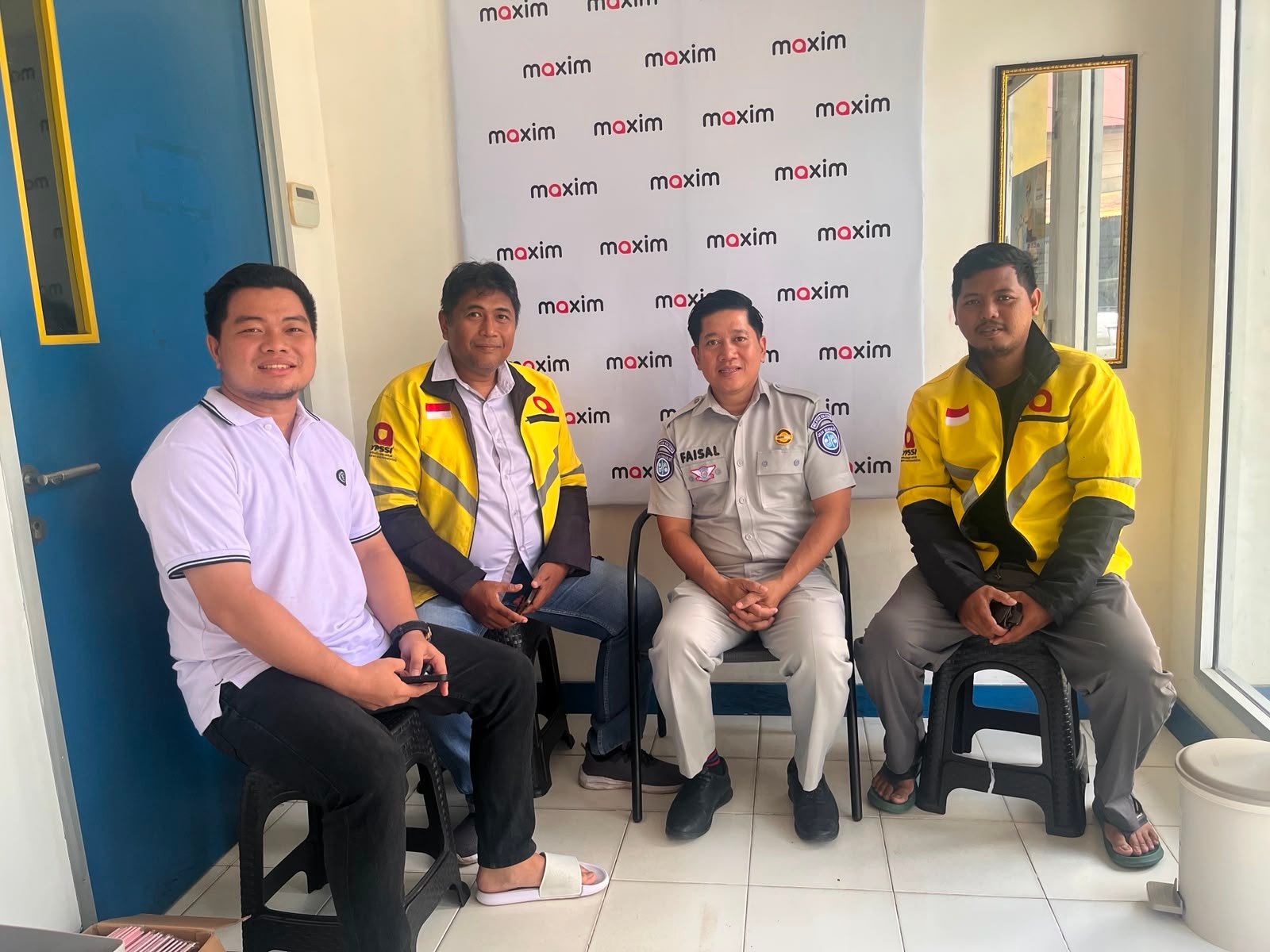 Jasa Raharja Kalteng Edukasi Driver Maxim Gunung Mas tentang Keselamatan Berkendara dan Pemanfaatan Aplikasi JRku