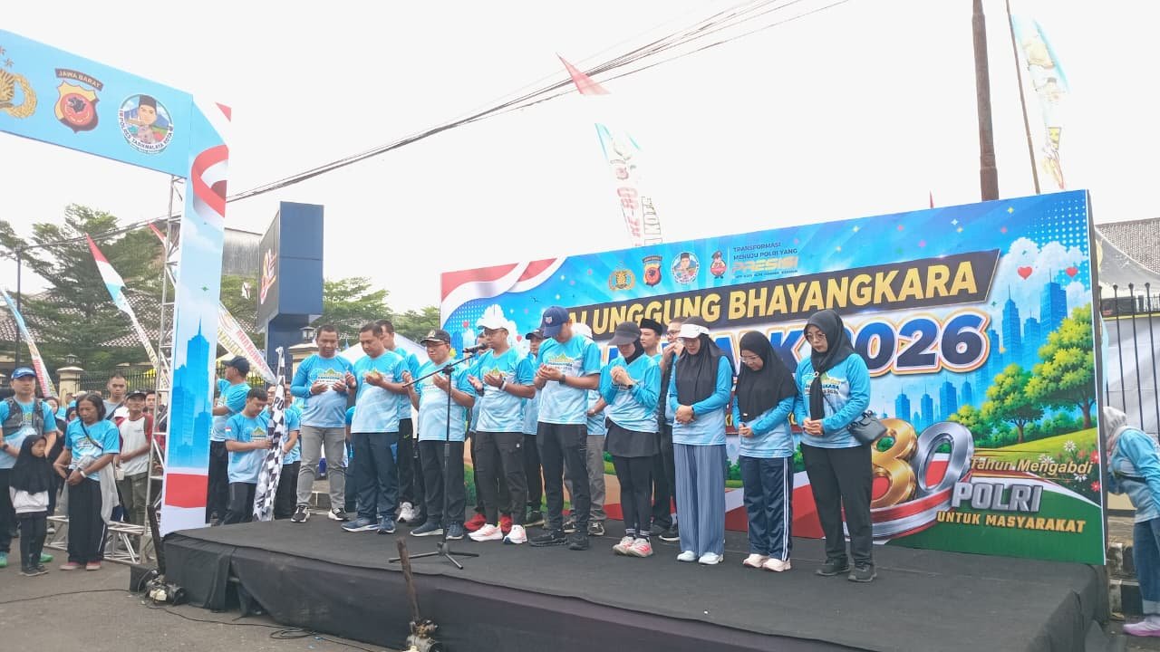 Semarakkan HUT Bhayangkara ke-80, Jasa Raharja Bersama P3D Wilayah Kota Tasikmalaya Ikuti Kegiatan Fun Walk 2026