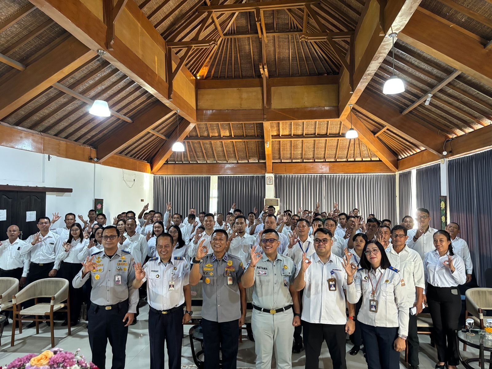 Jasa Raharja Singaraja Dukung Diklat Keselamatan Transportasi Poltrada Bali di Buleleng