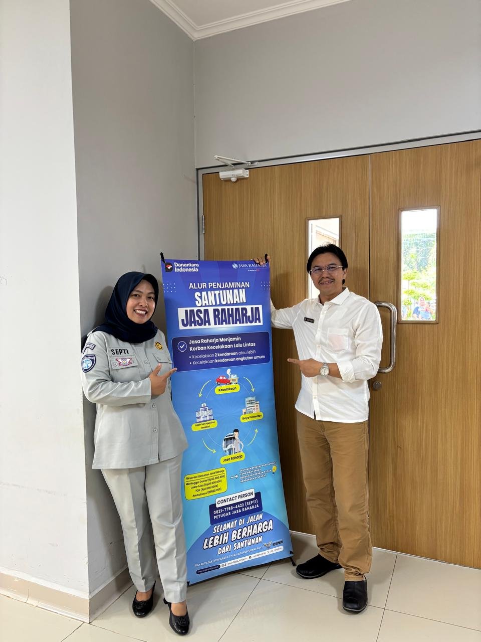 Jasa Raharja Bengkulu Tengah Optimalkan Monitoring Pelayanan dan Penjaminan Korban Kecelakaan di RSD Sungai Lemau