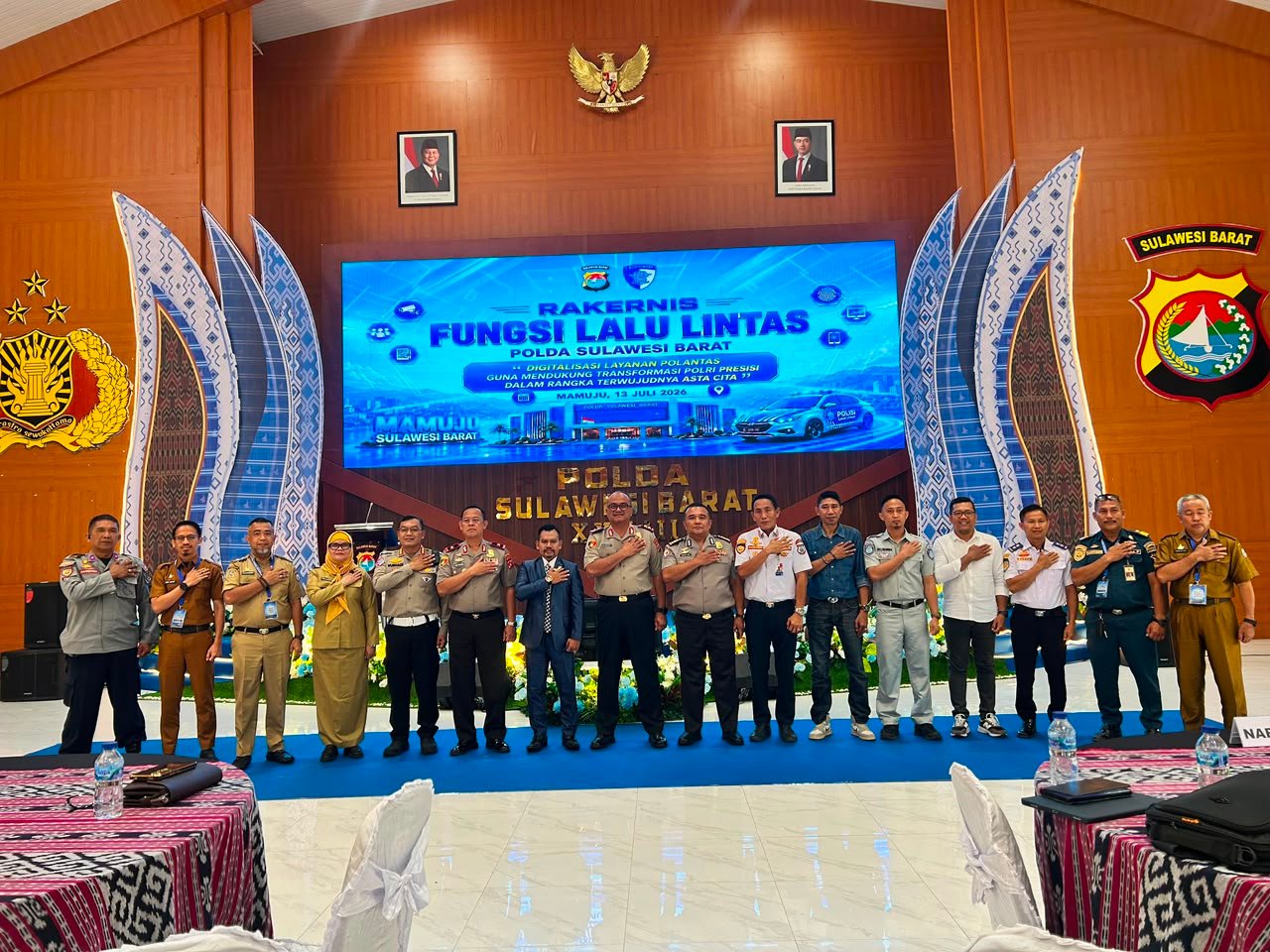 Dukung Keselamatan Berkendara, Jasa Raharja Jadi Narasumber Rakernis Lantas Polda Sulbar