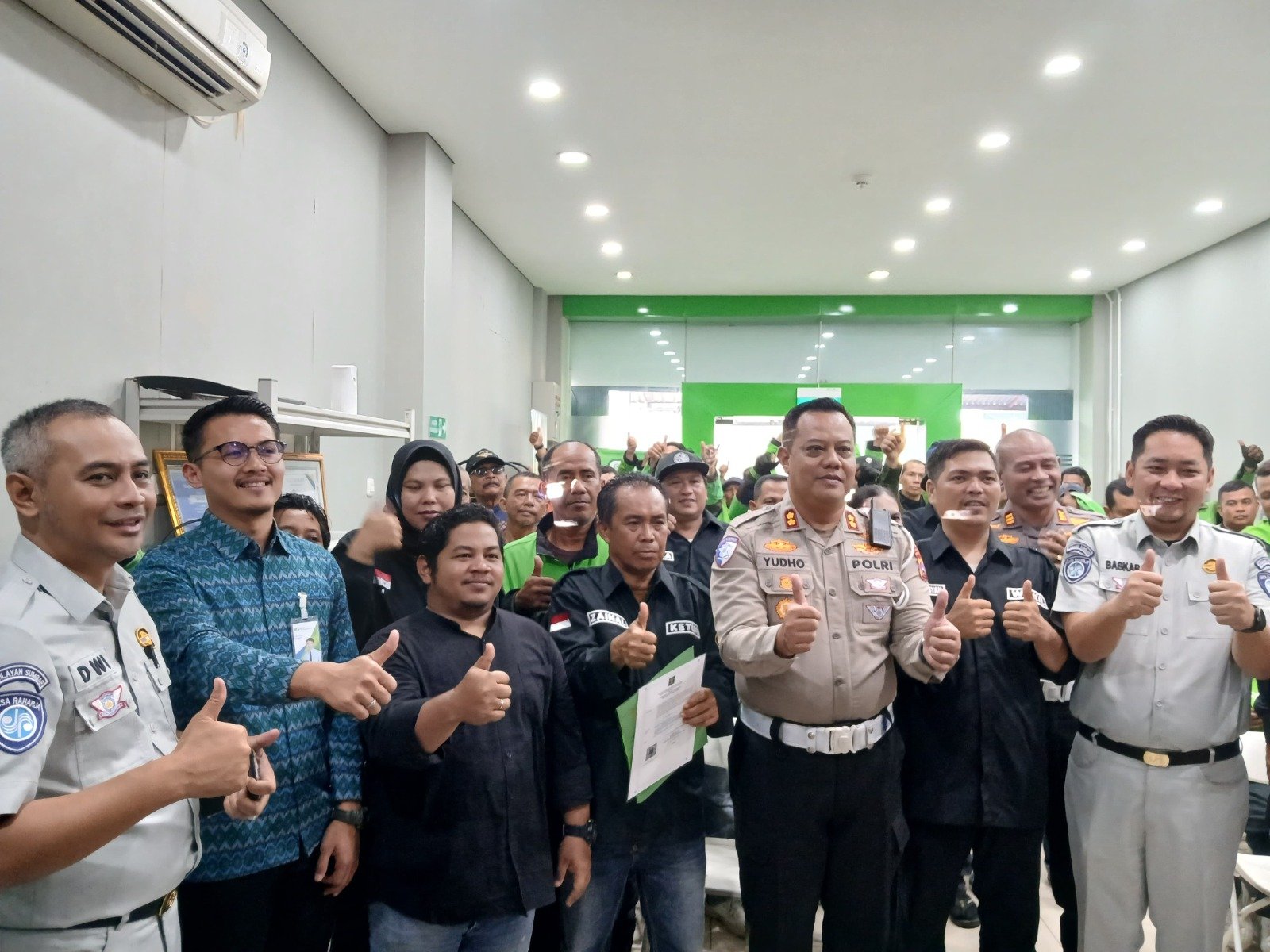 Jasa Raharja Sumbar Dukung Pengukuhan Persatuan Ojol Ranah Minang untuk Perkuat Sinergi dan Budaya Keselamatan Berlalu Lintas