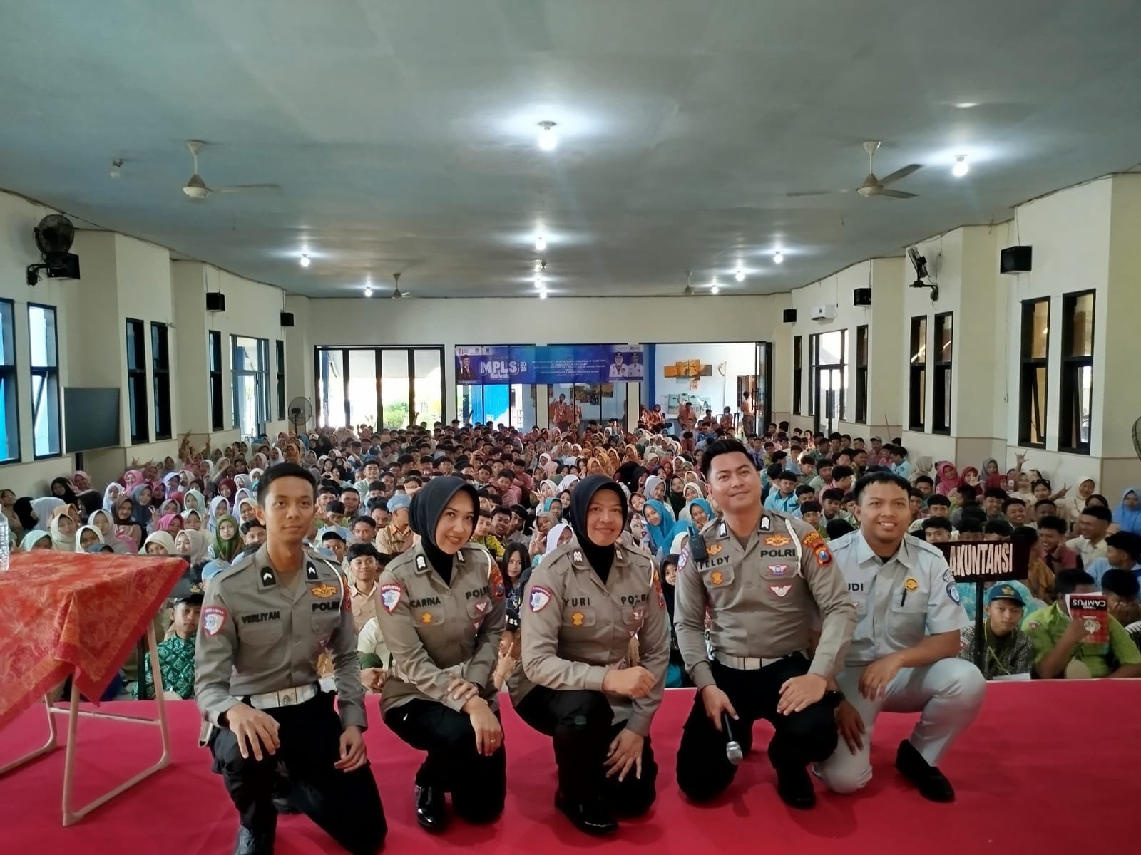 Perkuat Kesadaran Keselamatan, Satlantas Polres Jember dan Jasa Raharja Edukasi Pelajar SMKN 6 Jember