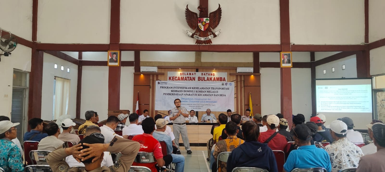 Jasa Raharja Perkuat Edukasi Keselamatan Transportasi di Kecamatan Bulakamba, Dorong Masyarakat Jadi Pelopor Tertib Berlalu Lintas