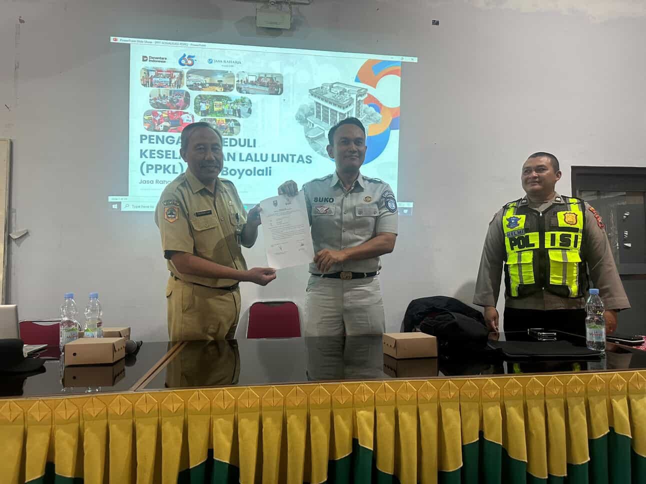 Jasa Raharja Tanamkan Pentingnya Keselamatan Dalam Berlalu Lintas di SMA Negeri 1 Ngemplak Boyolali