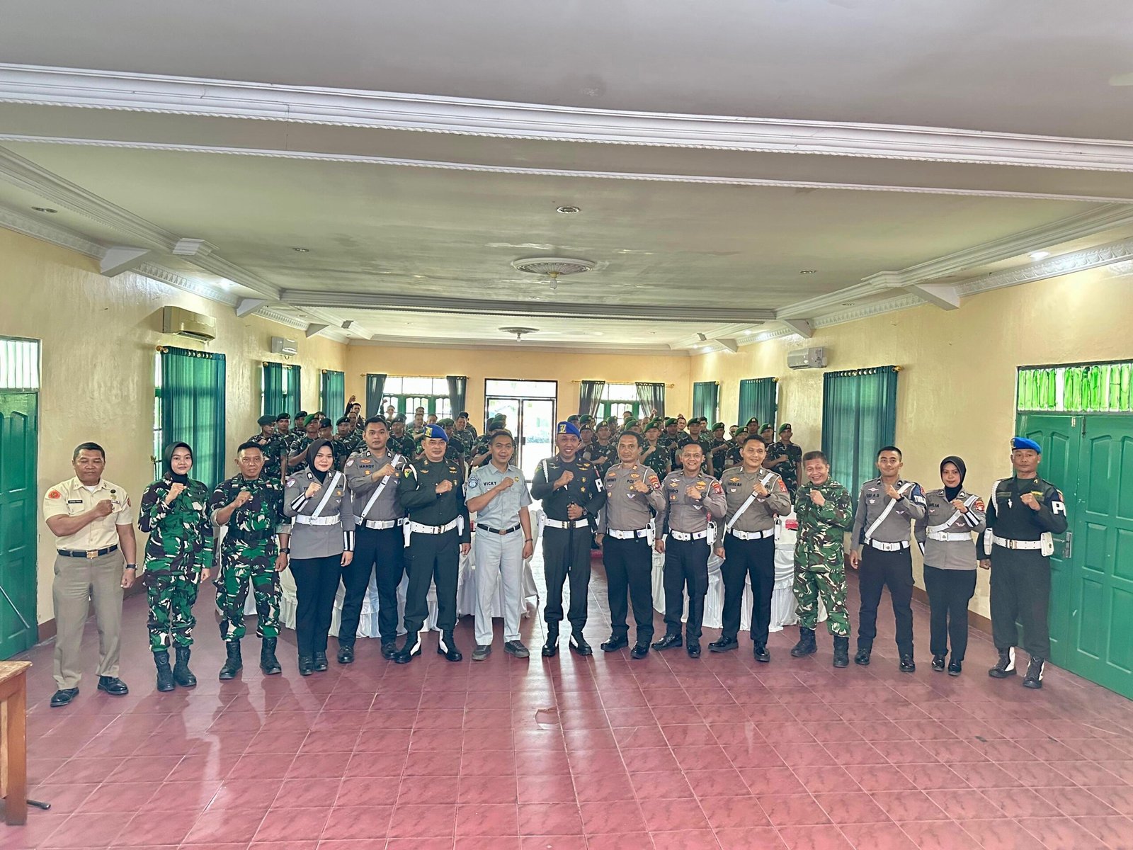 Jasa Raharja Kalteng dan Satlantas Polres Kotim Edukasi Safety Riding kepada Personel Korem 102/Panju Panjung