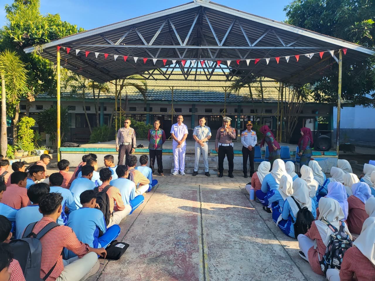 Jasa Raharja Bima Gencarkan Sosialisasi Keselamatan Berkendara dan Kepatuhan Lalu Lintas di Dompu