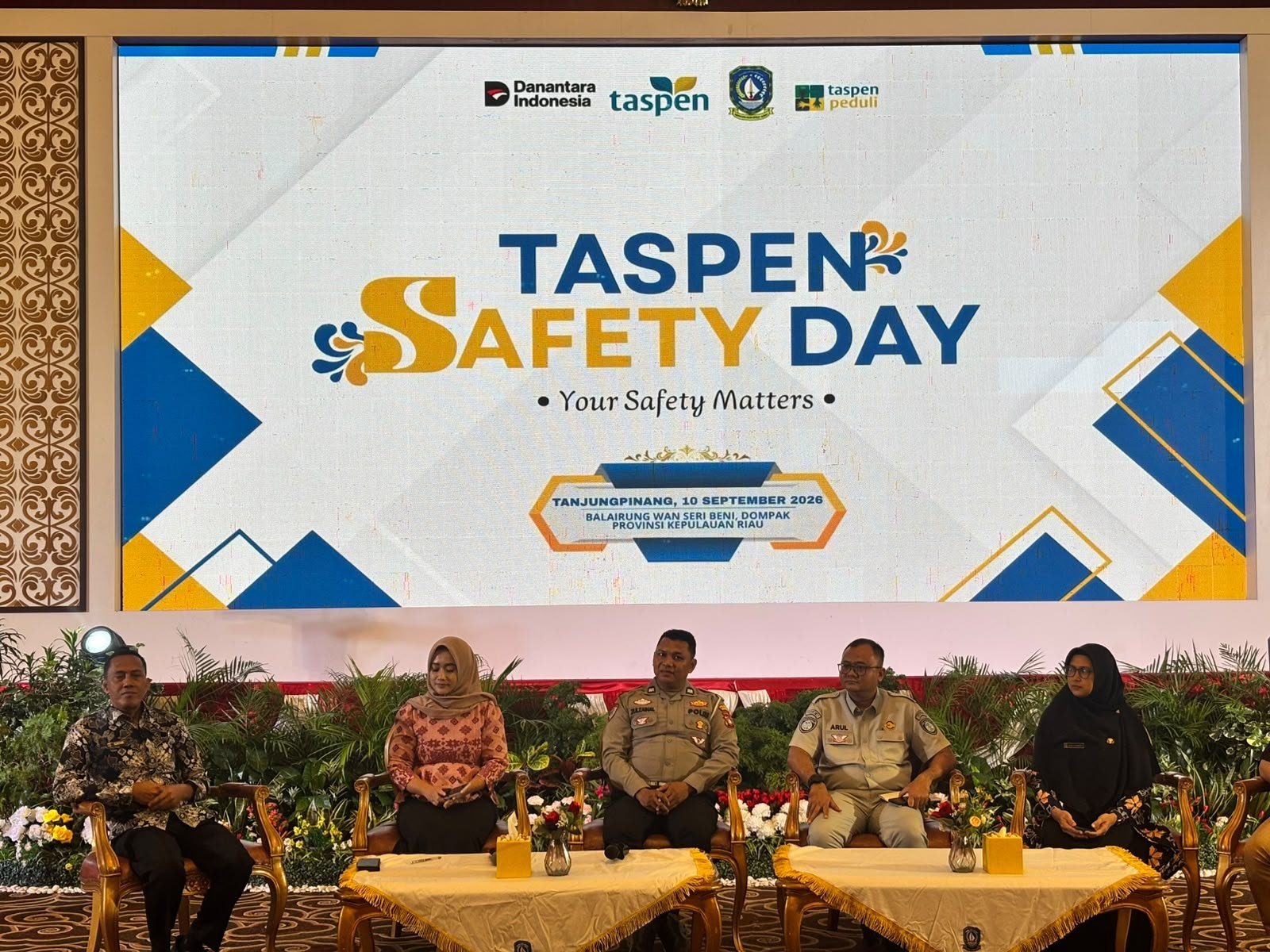 Tingkatkan Budaya Keselamatan Kerja bagi ASN Pemprov Kepri, Jasa Raharja Menjadi Narasumber dalam Kegiatan TASPEN Safety Day 2026