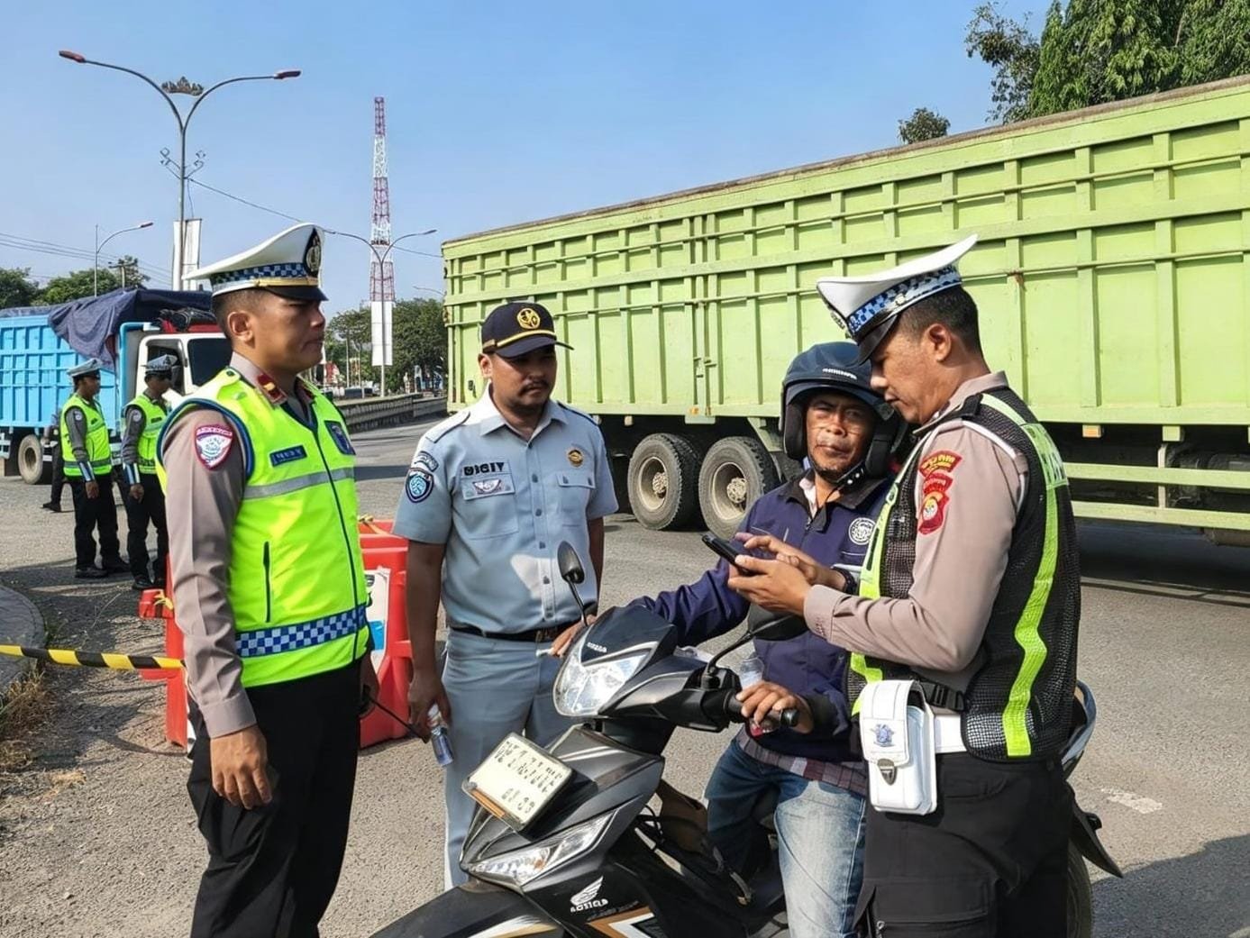 Jasa Raharja dan Satlantas Polres Lampung Tengah Perkuat Edukasi Keselamatan dan Kepatuhan Pajak
