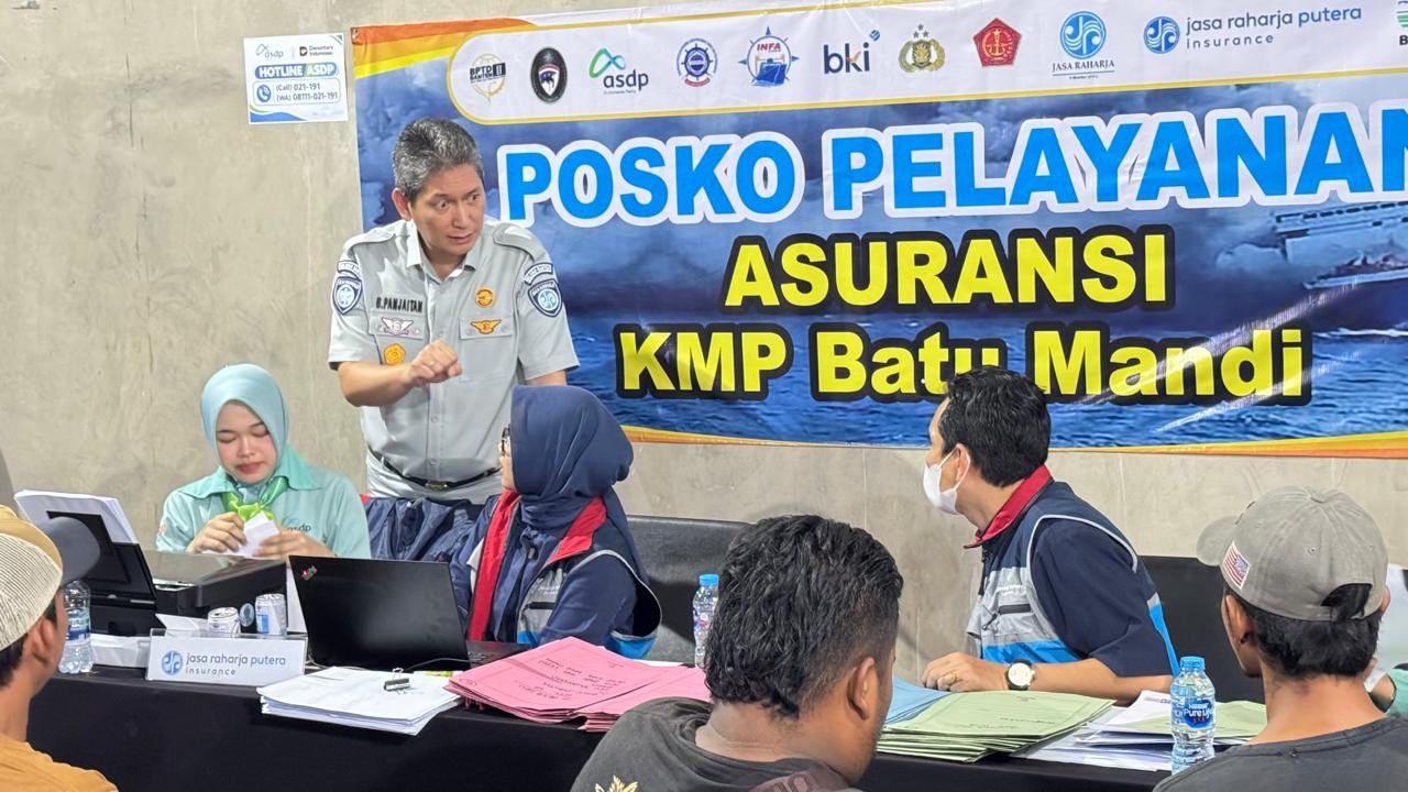 Jasa Raharja dan Jasa Raharja Putera Hadirkan Posko Pelayanan Asuransi Pasca Insiden Kebakaran KMP Batumandi di Pelabuhan Merak