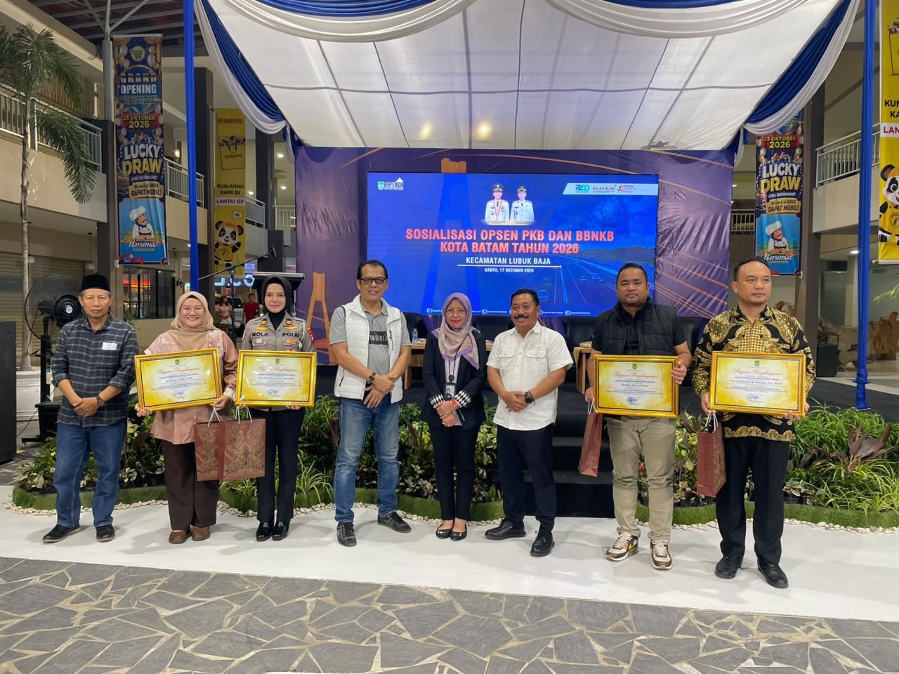 Jasa Raharja Kanwil Kepri Dukung Sosialisasi Tingkat Kepatuhan Opsen PKB dan Opsen BBNKB Kota Batam Tahun 2026