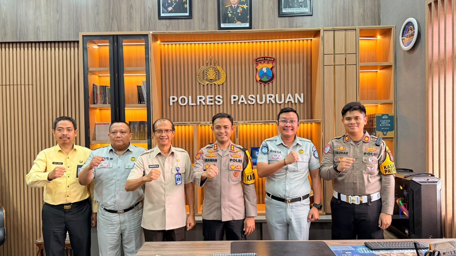 Jasa Raharja dan Polres Pasuruan Perkuat Sinergi Keselamatan Lalu Lintas dan Pelayanan Kesamsatan