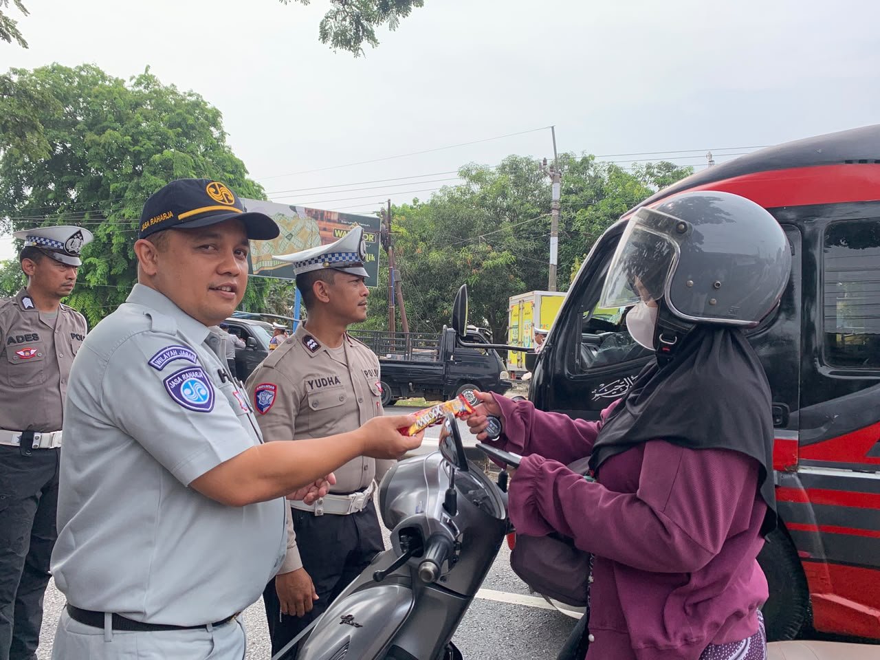 Tekan Fatalitas di Titik Rawan, Jasa Raharja Indramayu Gelar Aksi Simpatik Pencegahan Kecelakaan